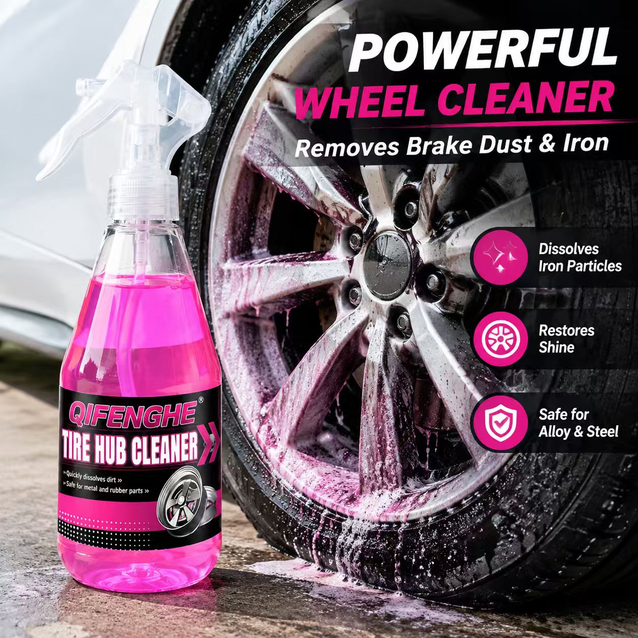 Nettoyant puissant pour jantes - Wheel Cleaner Alloy avis et prix